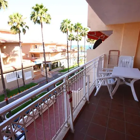 Two Bedroom In Beachfront Complex With Pool In Playa De Americas.