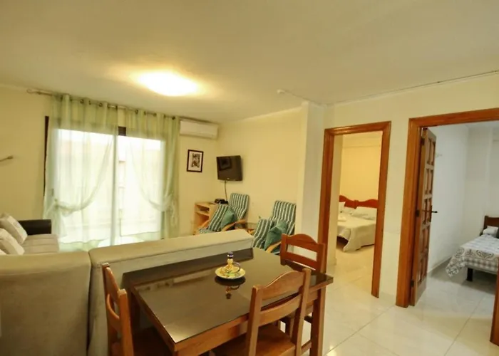 Two Bedroom In Beachfront Complex With Pool In Playa De Americas. *