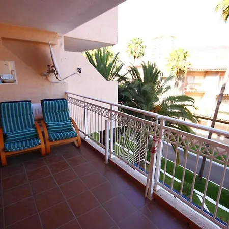 Apartment Two Bedroom In Beachfront Complex With Pool In Playa De Americas.